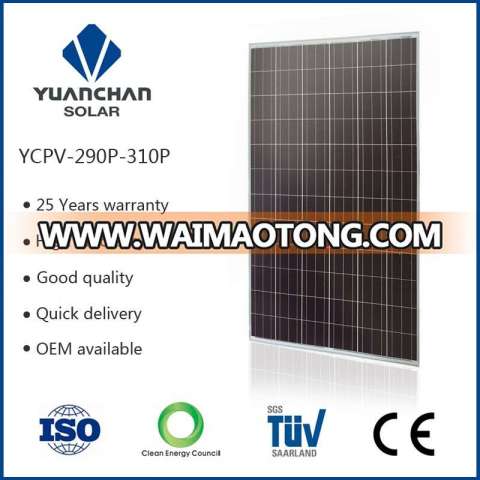 CE, ISO Certificate a-Grade Cell 300W Poly Solar Panel